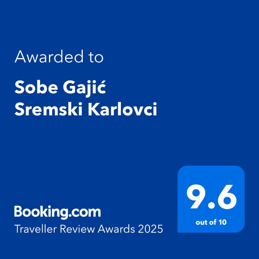 Sobe Gajic Sremski Karlovci Zewnętrze zdjęcie